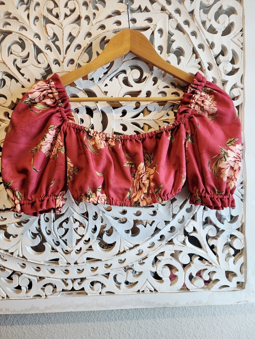 AGUA BENDITA BLOMA CROP TOP NWT SZ MEDIUM - Picture 8 of 15